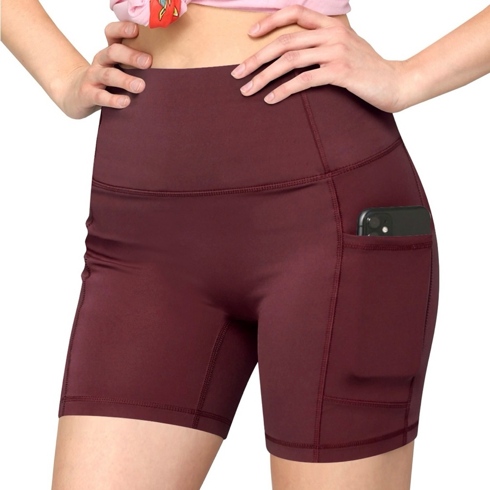 Tummy Control Hi Waisted Biker Shorts